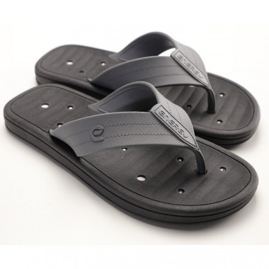 Chinelo Slippers FIR Masculino - Preto/Cinza